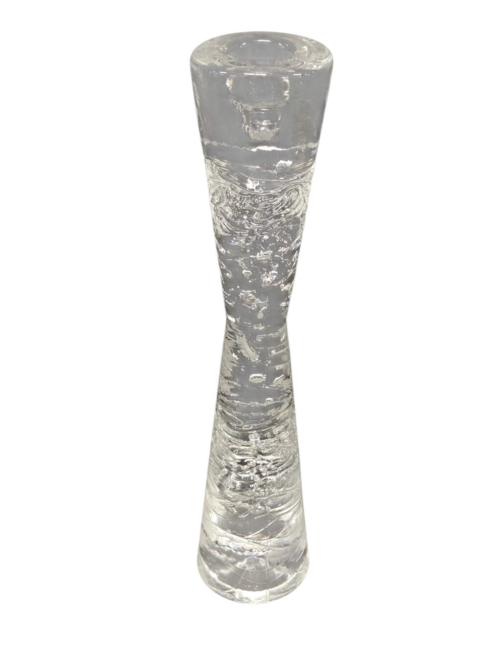 MCM Iittala Finland Arkipelago Hourglass Candle Holder 10"‎ Scandinavian Glass